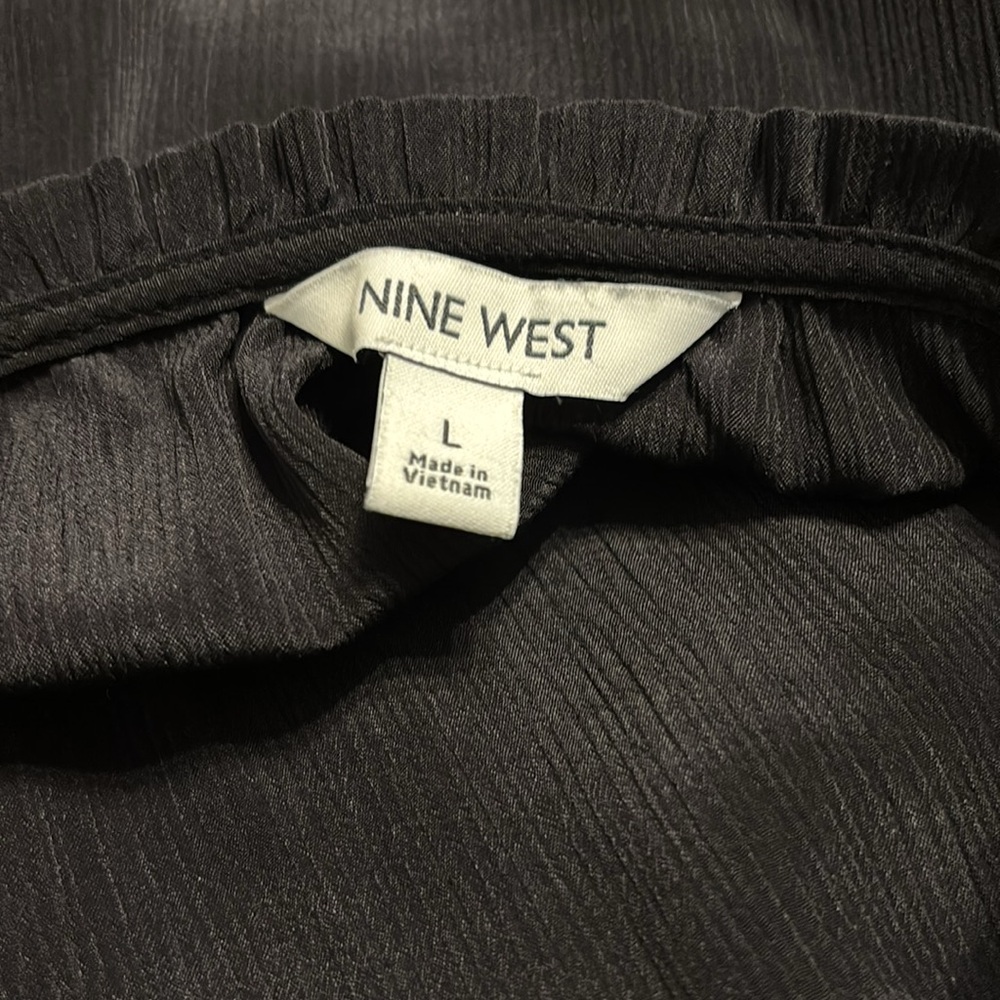 Nine West Tie Front Top - Picture 7 of 8